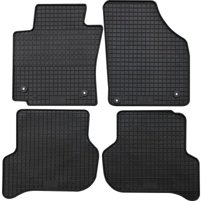 Afbeelding van Petex 84110 Vloermatset Rubber voor en achter 4 zwart SEAT: Leon II Hatchback