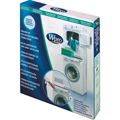 Afbeelding van Wpro SKS101 Aansluitframe voor originele Bauknecht wasmachine/droger 484000008436 480181701002 Universeel uitschuifbaar middenframe zoals Ignis Whirlpool Ikea (SKU: 1000026027 000)