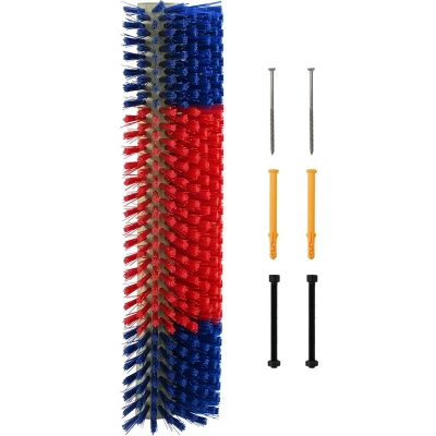 Afbeelding van vidaXL Veeborstels Wandbevestigd 20x9x50 cm