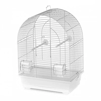 Afbeelding van Duvoplus Kooi Vogel Vogelkooi Natural Lusi 1 36x25x53cm Mokka/zinc 1st