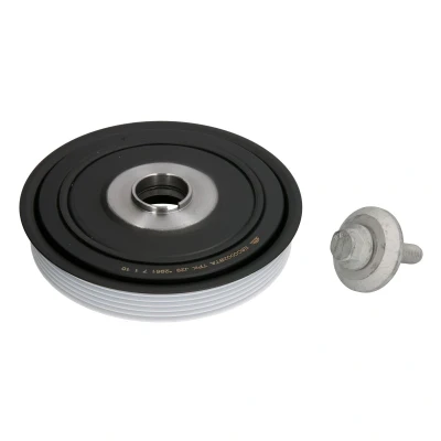 Afbeelding van BTA E6C0002BTA Krukaspoelie 6PK 5 Ontkoppeld, Incl schroefset, Met montagehandleiding PEUGEOT: Partner I Van, 206 Hatchback, SW, FORD: FIESTA