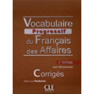 Afbeelding van Vocabulaire Progressif Du Francais Des Affaires 2Eme Edition