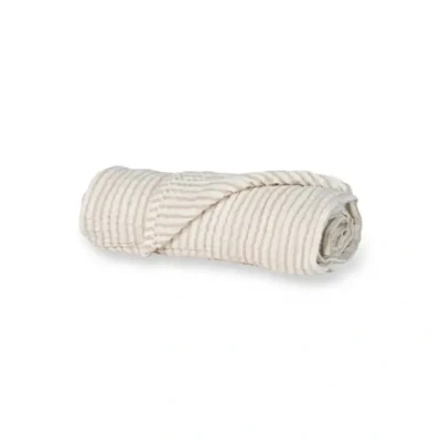 Afbeelding van Quax XL Deken Doek 90x110cm Natural Stripes