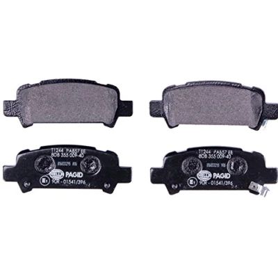 Afbeelding van HELLA 8DB 355 009 401 Remblokkenset Met akoestische slijtagewaarschuwing SUBARU: Impreza II Saloon, I Estate