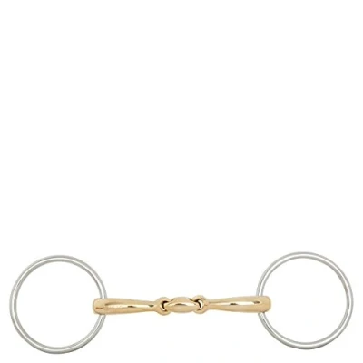 Image de BR Mors à Olive Soft Contact Courbé Double Brisure 14mm Anneau 55mm 11,5cm
