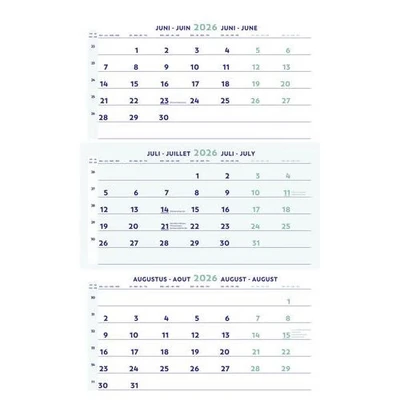 Afbeelding van Brepols driemaandskalender 2026