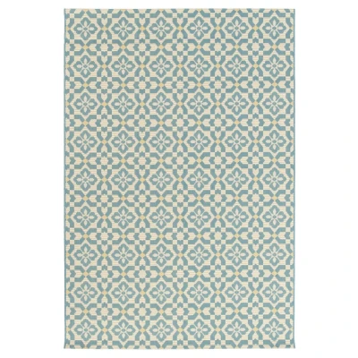 Afbeelding van Buitenkleed Bubbly Tulip Turquoise 200x290 Cm