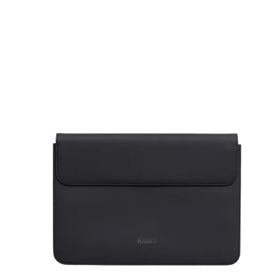 Afbeelding van Rains Laptop Portfolio Unisex Laptoptas, Maat: One Size, Black