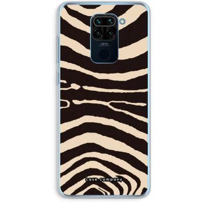 Afbeelding van Case Company® hoesje geschikt voor Xiaomi Redmi Note 9 Arizona Zebra Soft Cover Telefoonhoesje Bescherming aan alle Kanten en Schermrand