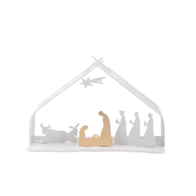 Afbeelding van Alessi Kerststal Bark BM09 W Wit 10 cm door Michel Boucquillon &amp; Donia Maaoui