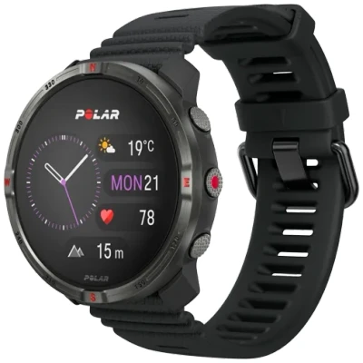 Image de Polar Grit X2 Noir (Noir Silicone Bracelet) S/L