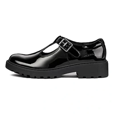 Afbeelding van Geox JR Casey Instappers voor kinderen, Maat: 37, Black Kunststof