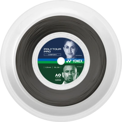 Afbeelding van Yonex Polytour Pro 1.25 Tennissnaar Polyester Rol 200M Graphite