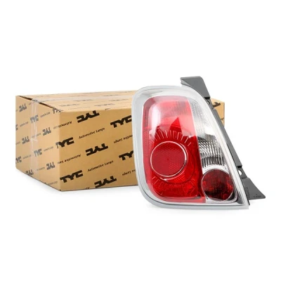 Afbeelding van TYC 11 11284 01 2 Achterlicht Links Grijs Zonder lamphouder FIAT: 500 Hatchback, ABARTH: / 595 695 Hatchback