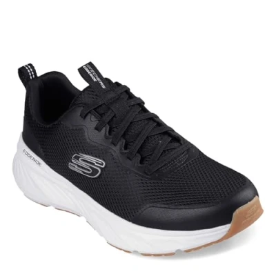 Afbeelding van Skechers Edgeride Sneakers voor heren, Zwart en wit.