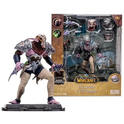 Afbeelding van Mcfarlane Toys World Of Warcraft Action Night Elf: Druid/rogue 15 Cm Figuur Roze