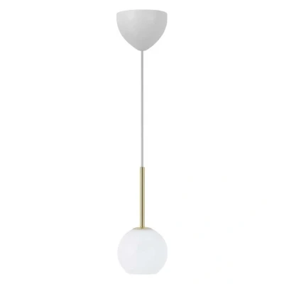Afbeelding van Nordlux Franca 13 hanglamp E14 opaal glas/messing