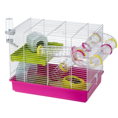 Afbeelding van Ferplast Hamsterkooi Laura Dierenverblijf 46x29.5x37.5 cm Roze