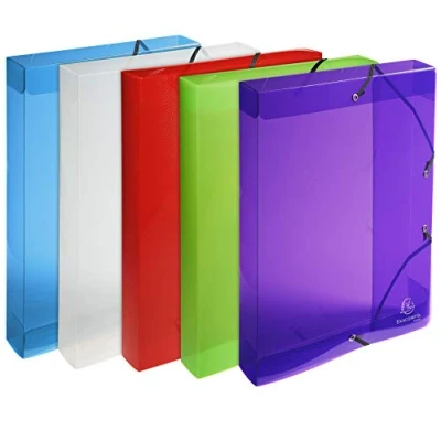 Image de Boite de classement exabox dos 40mm polypropylene crystal colours