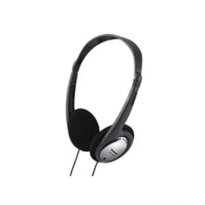Afbeelding van Panasonic RP HT030 On Ear koptelefoon Kabel Zwart, Zilver Lichtgewicht