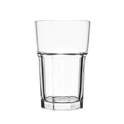 Afbeelding van Olympia Orleans Resistente beker, 12 stuks Hi Ball glazen, 285 ml/10 oz, helder gehard glas, sapglazen, whisky of waterglazen, vaatwasmachinebestendig, stapelbaar, professionele bar, GF927