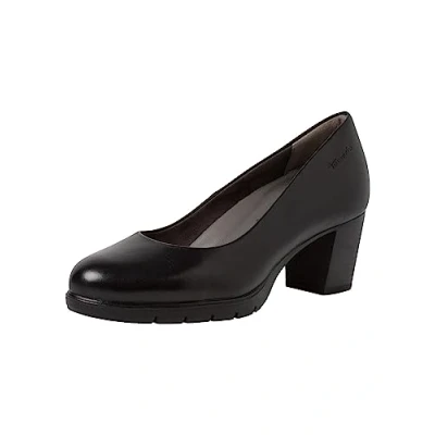 Afbeelding van Tamaris Comfort Klassieke pumps, Dames, Maat: 36, Black Leer