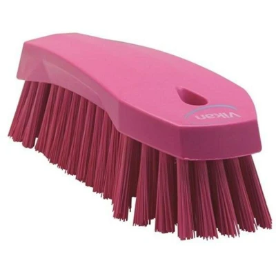 Afbeelding van Vikan Hygiene 3890 grote werkborstel hard 7x20cm Roze