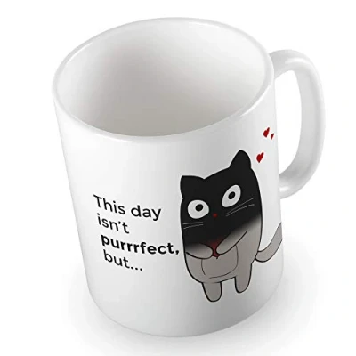 Afbeelding van Froster Magische mok kitten, warmteveranderende mok, kleur veranderende cadeau voor kattenliefhebber, vriend