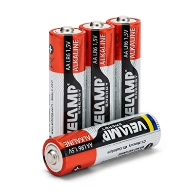 Afbeelding van Velamp LR6/4BP Alkaline batterij Style LR6 AA, 1,5 V, rood
