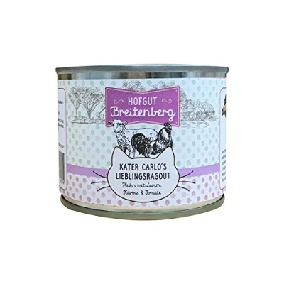 Afbeelding van Hofgut Breitenberg Kater Carlos Lieblingsragout Kip 12x180g