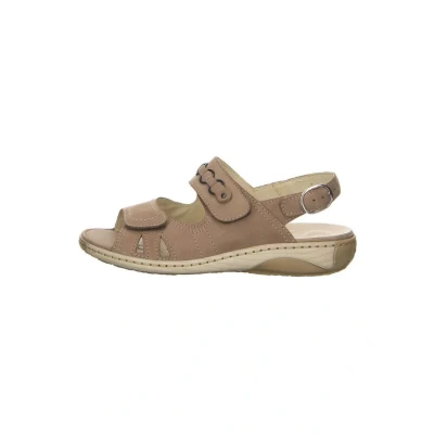 Afbeelding van Waldläufer Outdoorsandalen, Dames, Maat: 42, Beige Leer