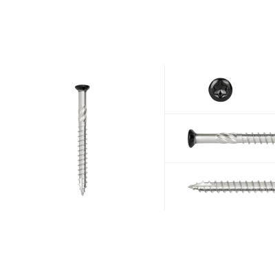 Afbeelding van Wovar Tuinschroeven Zwart RVS 410 5 x 50 mm Torx 25 met snijpunt Doos 200 Stuks Houtschroeven