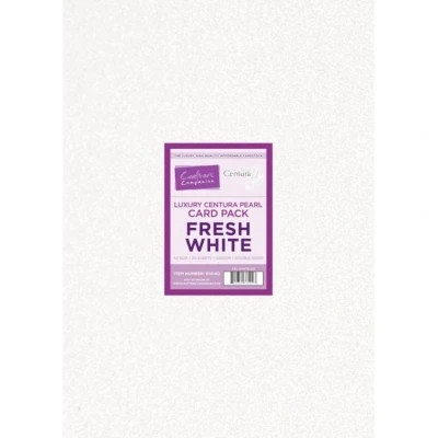Afbeelding van Crafter&#039;s Companion Luxury Centura Pearl Card Pack Fresh White A3