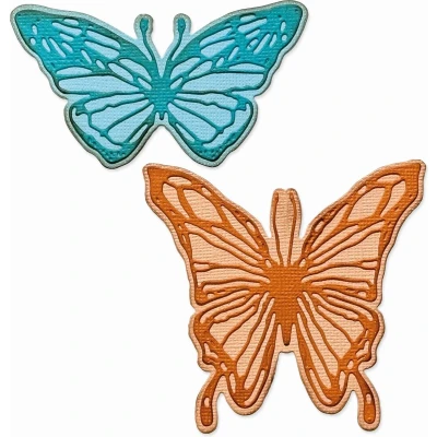 Afbeelding van Sizzix Tim Holtz Thinlits Die Set Vault Scribbly Butterfly