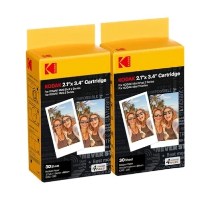 Afbeelding van KODAK 4PASS 5,3 x 8,6 cm filmpatroon (60 vellen) voor mini 2 retro en shot