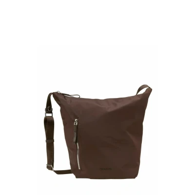 Afbeelding van Marc O&#039;Polo Schoudertas Elma Hobo Bag Dark Earth Donkerbruin