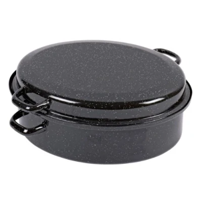 Image de Daubière en acier émaillé 34cm noir Kochstar k32711034