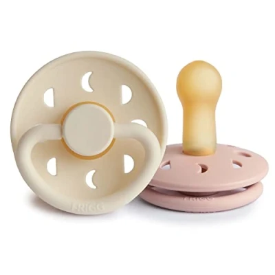 Afbeelding van Frigg Fopspeen Moon 6 18mnd Blush/Cream 2st