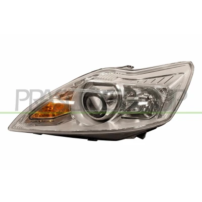 Afbeelding van PRASCO FD4264946 Koplampen Links H7/H1 Met bochtcorrectielicht regelmotor voor LWR FORD: Focus 2, 2 Kombi
