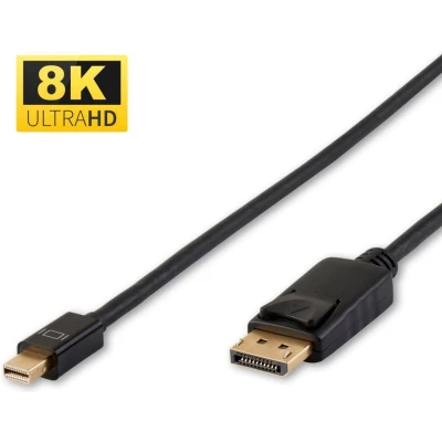 Afbeelding van Microconnect DP MMG 100MBV1.4 DisplayPort kabel 1 m Mini Zwart