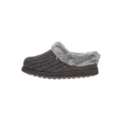 Afbeelding van Skechers Pantofola Pantoffels, Dames, Maat: 37, Nero Textiel