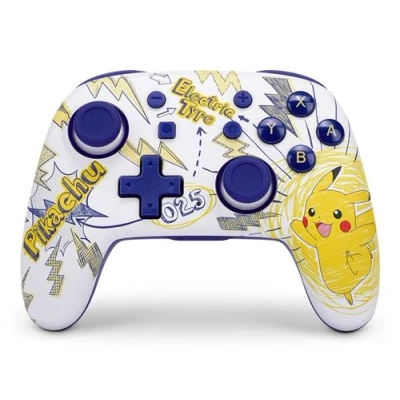 Afbeelding van PowerA Nano verbeterde draadloze controller voor Nintendo Switch Pokémon: Pikachu School Days