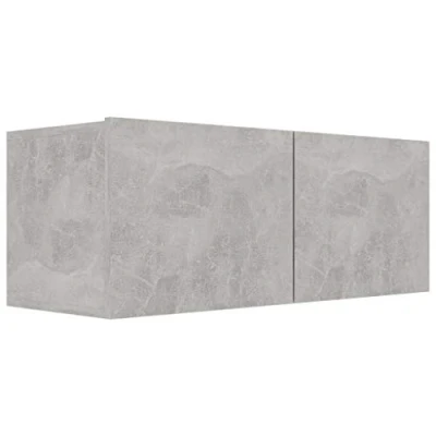 Afbeelding van vidaXL TV kast betongrijs 80 x 30 cm bewerkt hout