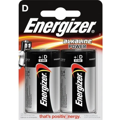 Afbeelding van Energizer Alkaline Batterij D 1.5 V Power 2 Blister