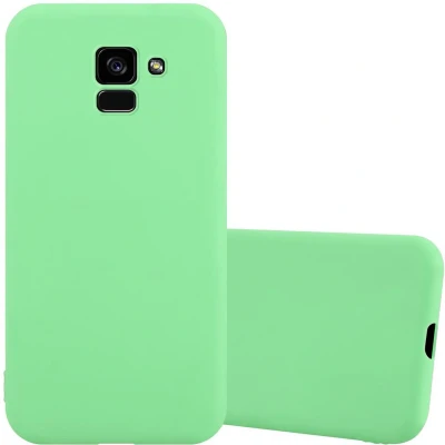 Afbeelding van Cadorabo Hoesje geschikt voor Samsung Galaxy A5 2018 in CANDY PASTEL GROEN Beschermhoes gemaakt van flexibel TPU silicone Case Cover