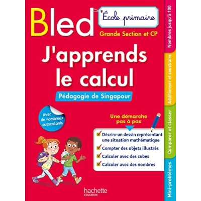 Afbeelding van J&#039;apprends le calcul Grande section et CP: Pédagogie de Singapour