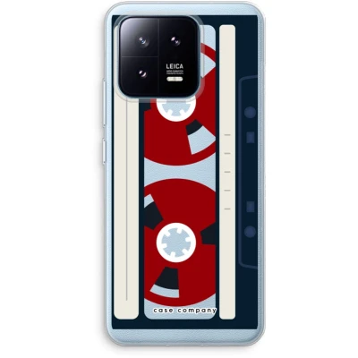 Afbeelding van Case Company® hoesje geschikt voor Xiaomi 13 Pro Here&#039;s your tape Soft Cover Telefoonhoesje Bescherming aan alle Kanten en Schermrand