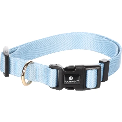 Afbeelding van Halsband Noekie Blauw M 40 55cm x 20mm 2mm