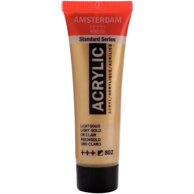 Afbeelding van Acrylverf 802 Lichtgoud Amsterdam 20 ml