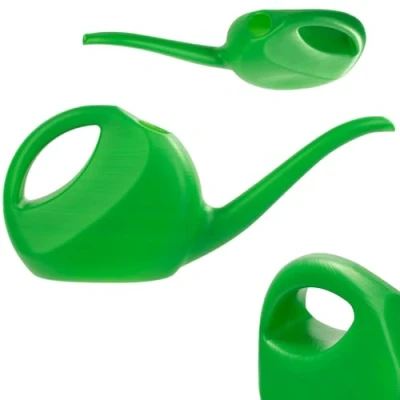 Afbeelding van KADAX Kleine gieter 2 l, tuingieter van kunststof, bloemensproeier met lange uitloop voor binnen en buiten, huis, tuin, irrigatie (groen)